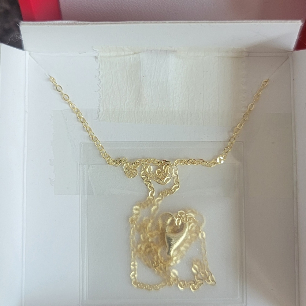 Rachel Zoe Letter "M" Necklace, 14K Gold Plated Sterling Silver - Picture 3 of 3